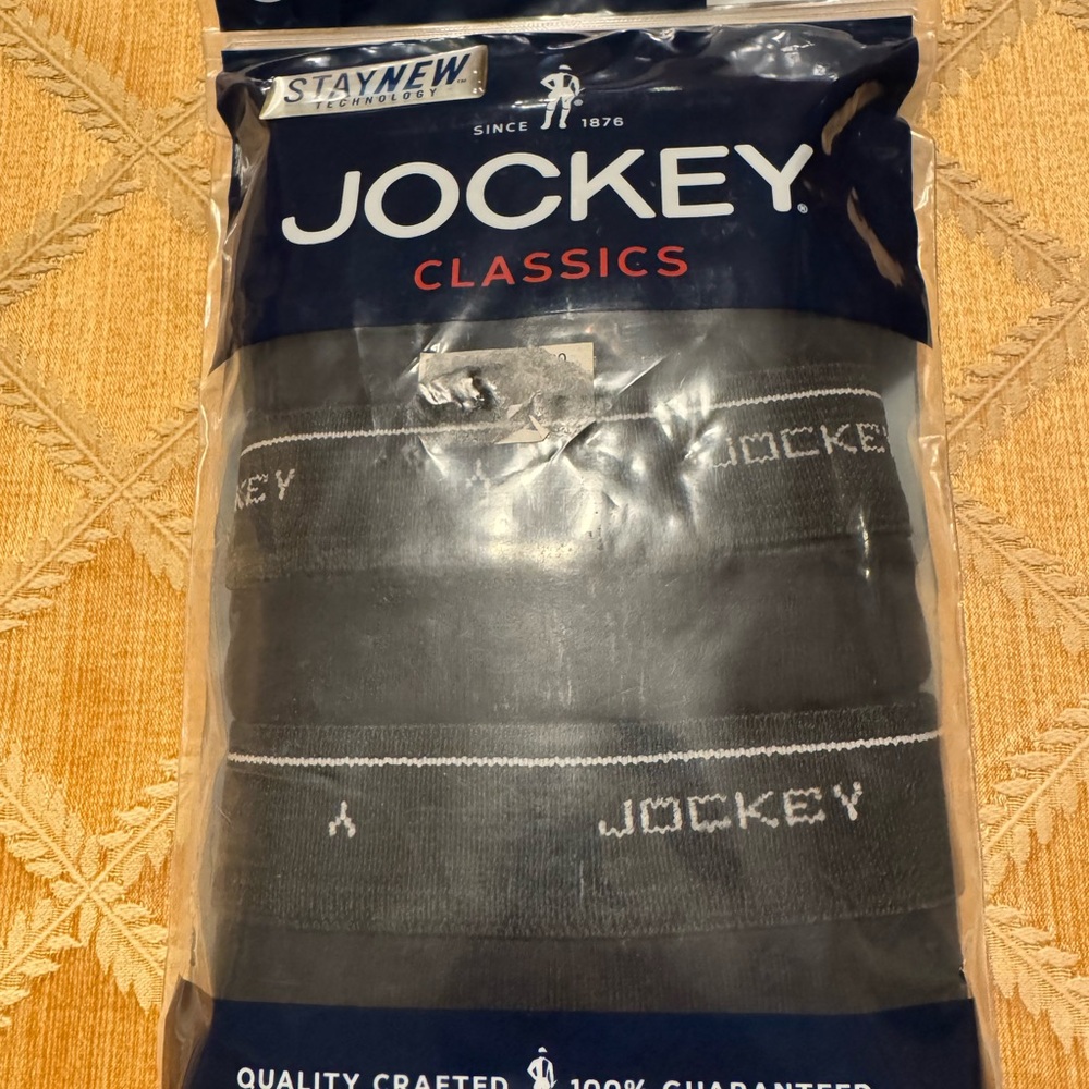 Brand new ❤️ Jockey Men's Black Briefs full- rise 4 pack size 34( Medium) - Picture 3 of 4